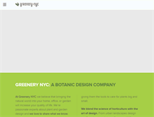 Tablet Screenshot of greenerynyc.com